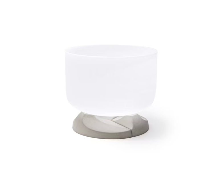 Glas Feuerschale Set Classic Concrete